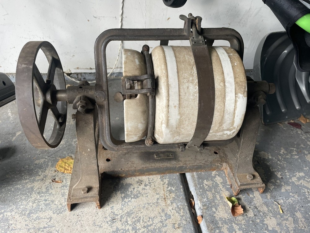Antique A. Daigger & Co. Jar Rolling Ball Mill