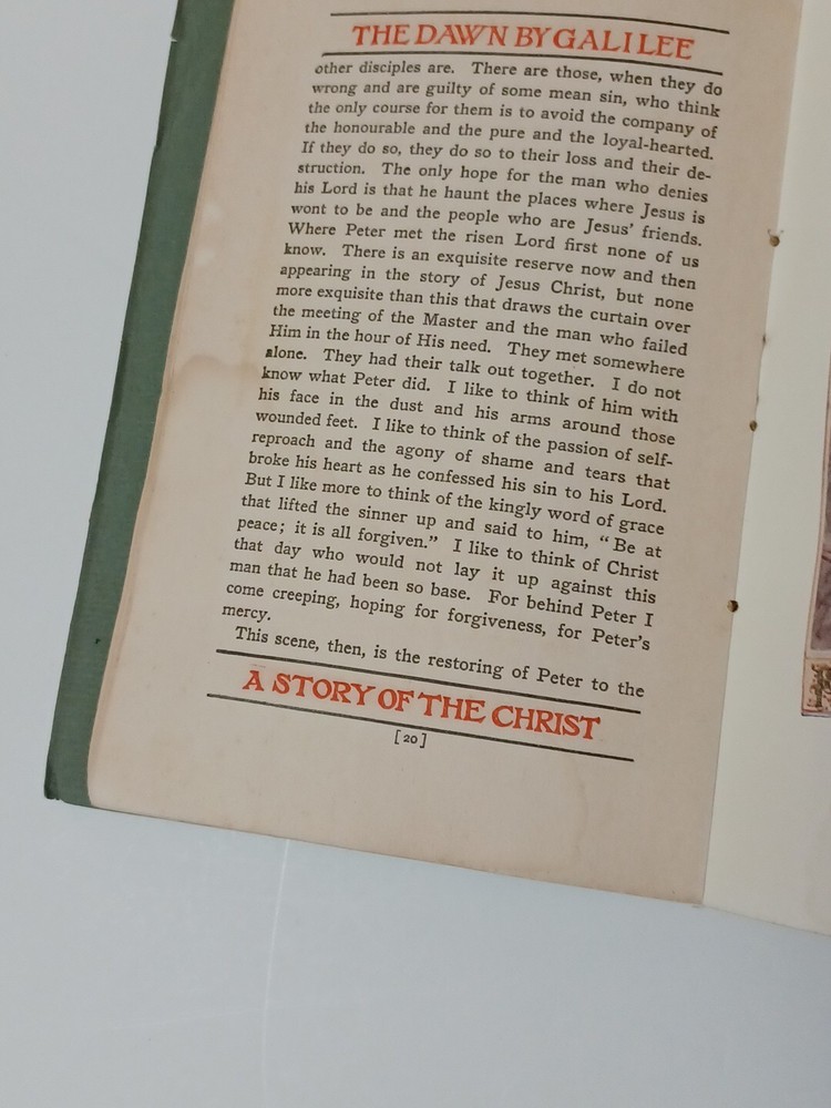 Antique The Dawn By Galilee