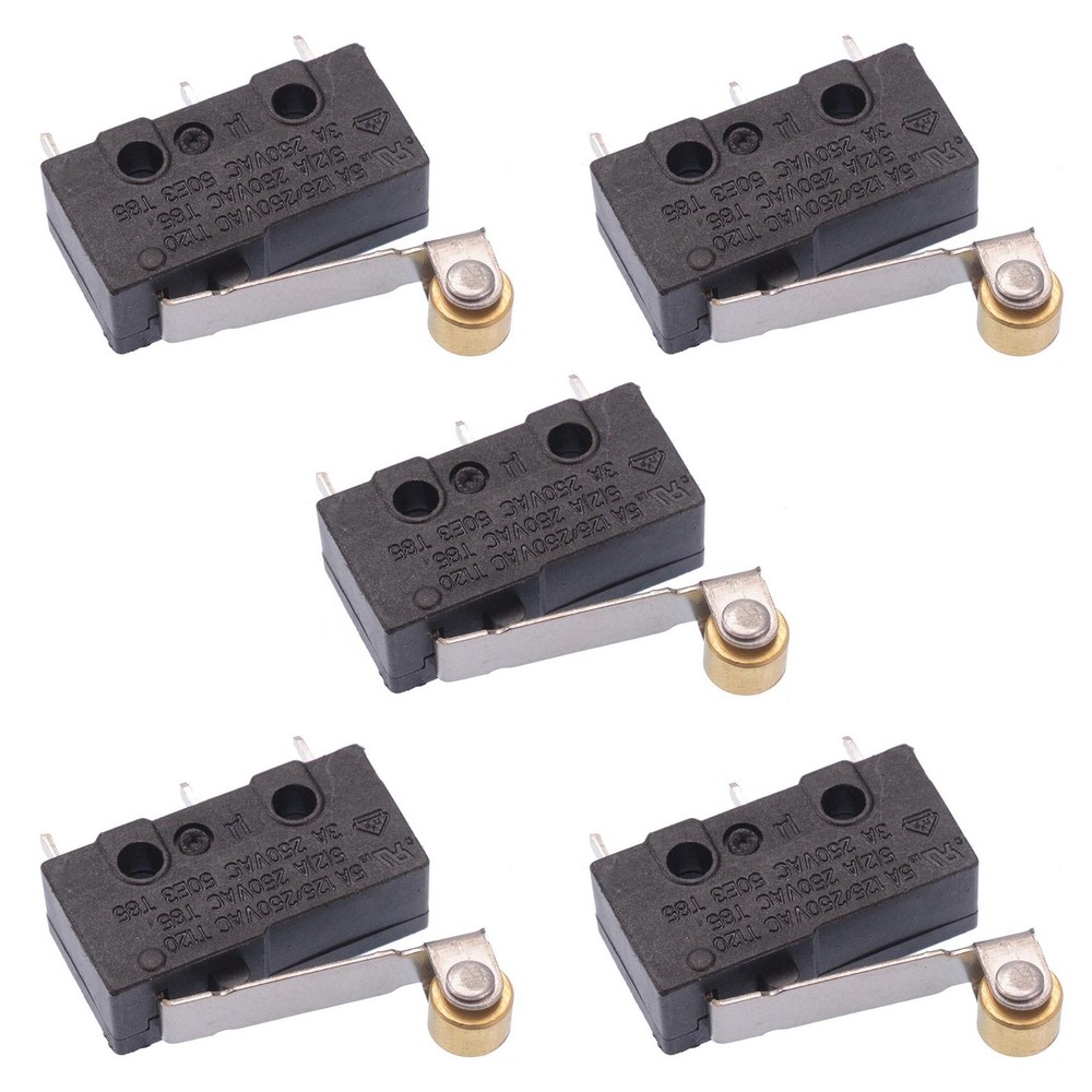5 x 17mm Roller PCB V4 Miniature Microswitch SPDT 5A