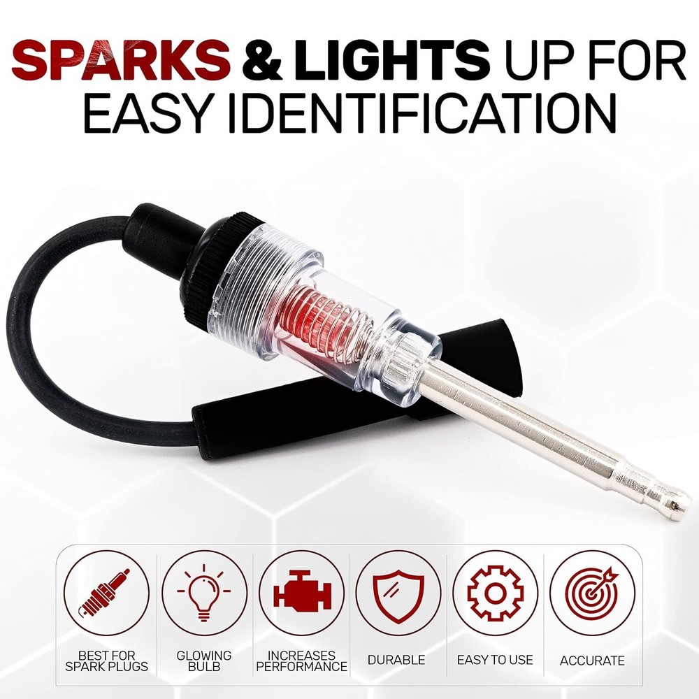 Ram-Pro 6-12 Volt Inline Spark Tester for Automotive & Small Engine Diagnostics