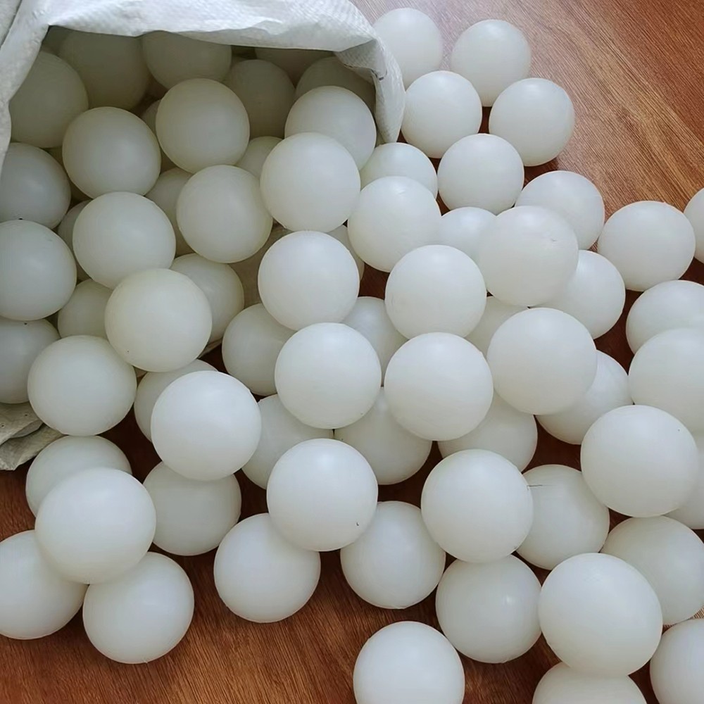 Silicone Ball Solid Bouncy Balls White Diameter 7mm 4000Pcs