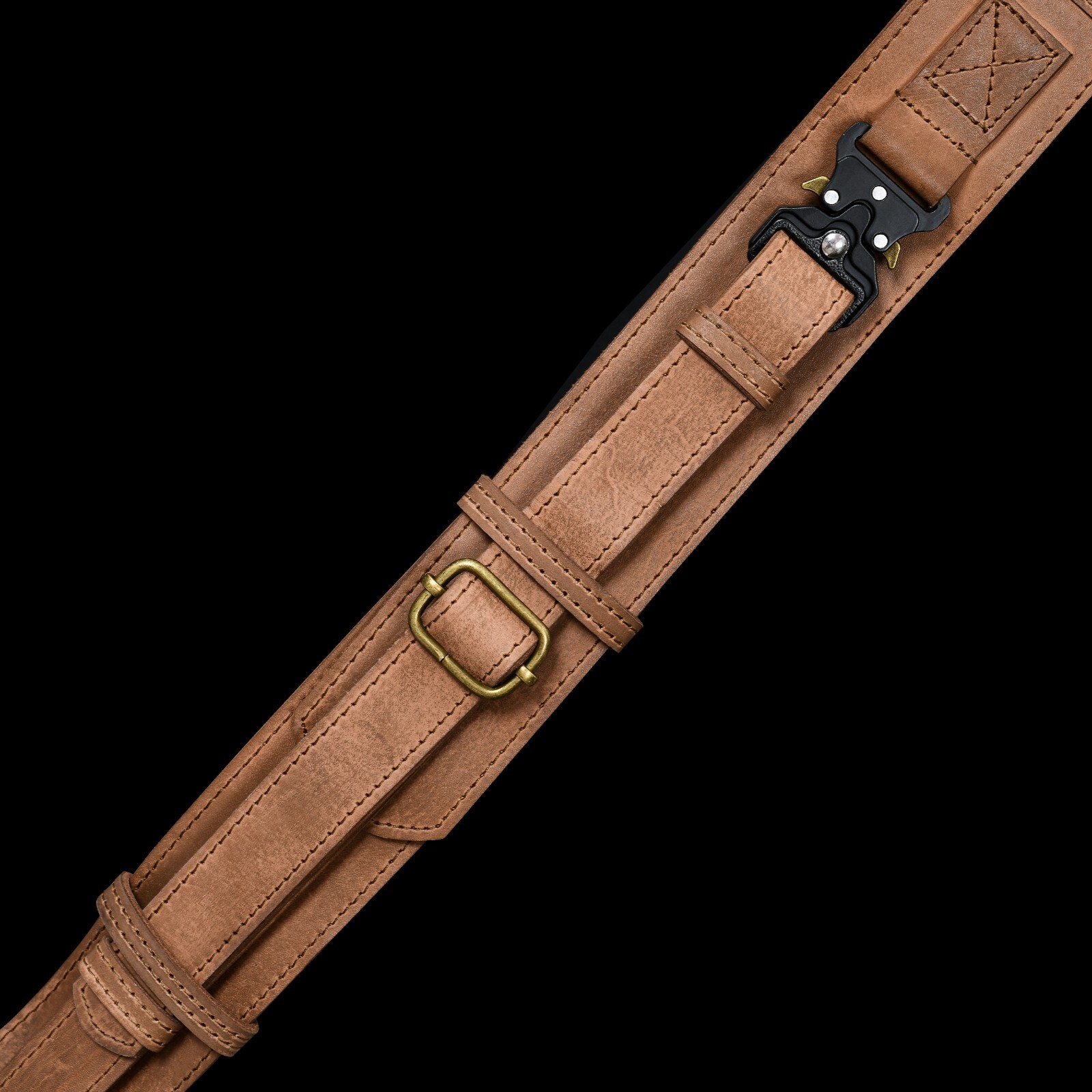 Mandalorian Belt with Holster Brown Leather Cosplay Costume Prop for Adult Men