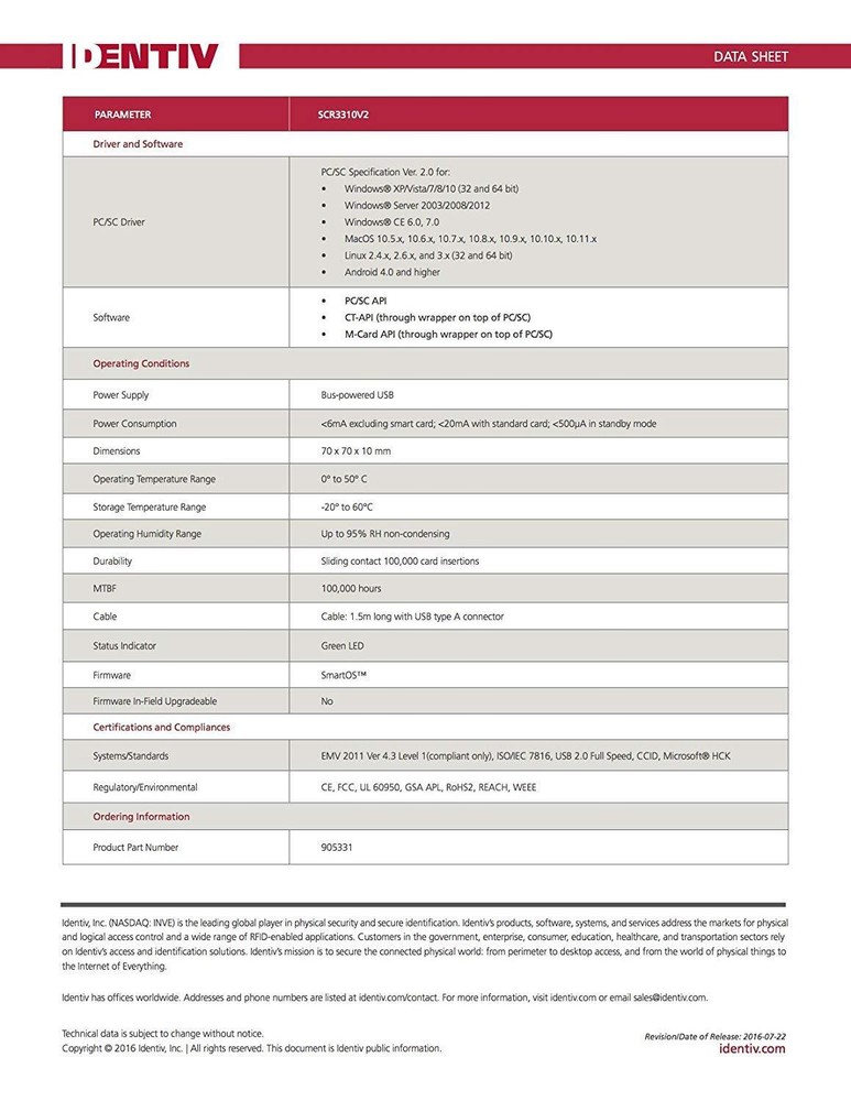 USB A Memory Card Reader Universal Compatibility Fast and Compact EMV Certified