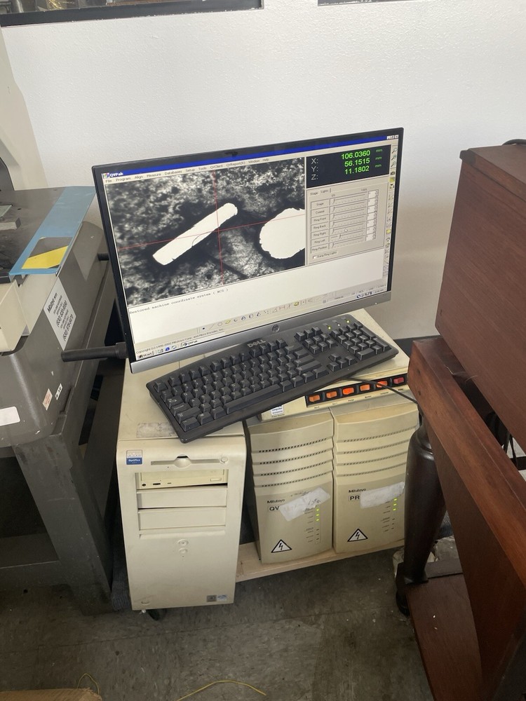 Mitutoyo Quick Vision Marlin Optical CMM Working! with software and PC working