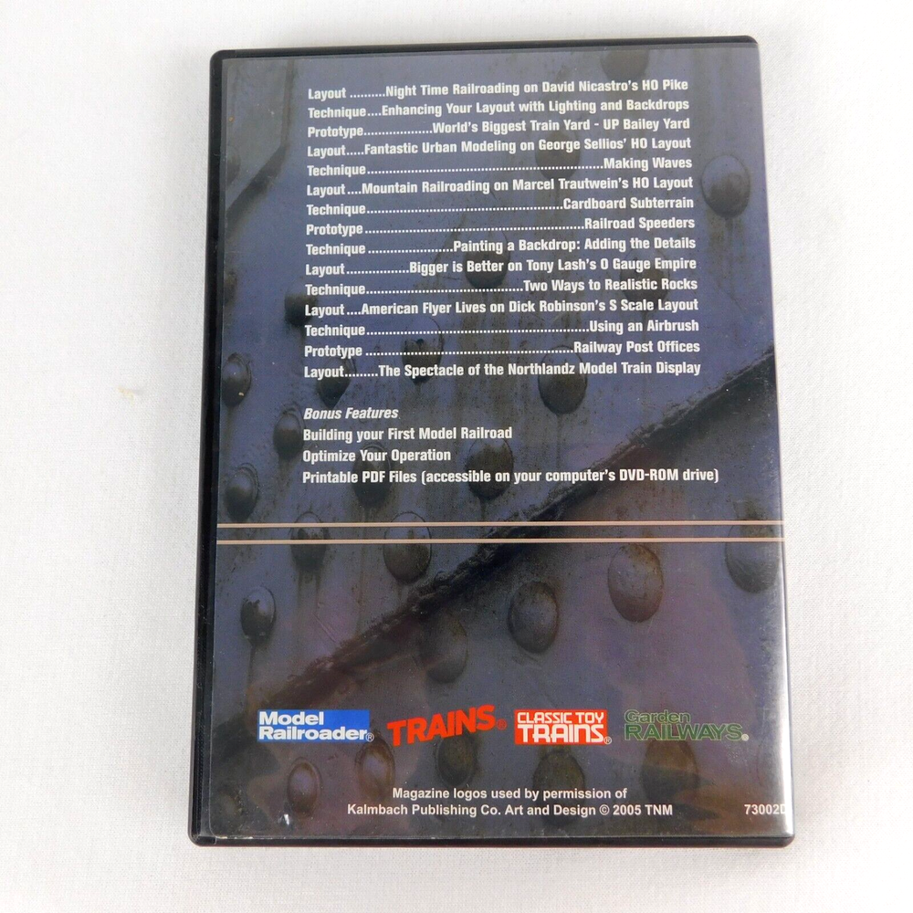 Dream Plan Build Layouts Modeling Tip & Prototype Railroads DVD Model Trains