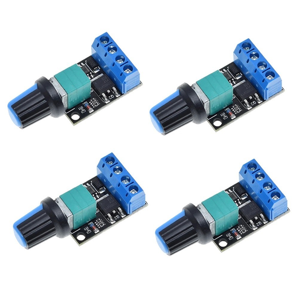 4PCS for PWM DC For Motor Speed Control 5V 16V with Dual Functionality