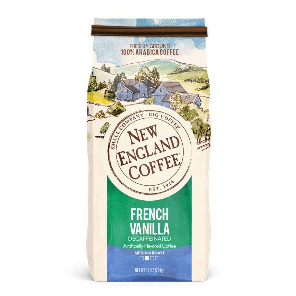 French Vanilla Decaffeinated Medium 10 Ounce (Pack of 1)
