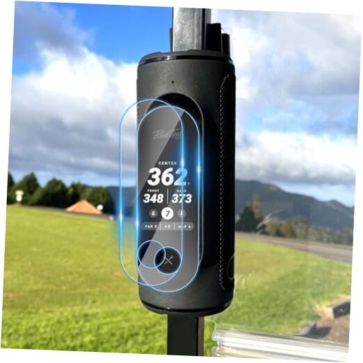 2-Pack Screen Protector for Blue Tees Golf Player+ GPS Speaker — Tempered