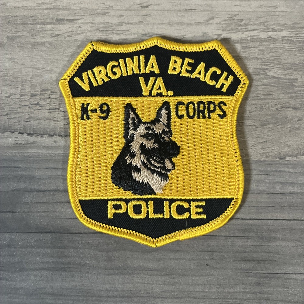 Virginia Beach Police K9 Unit Patch - VA - Canine