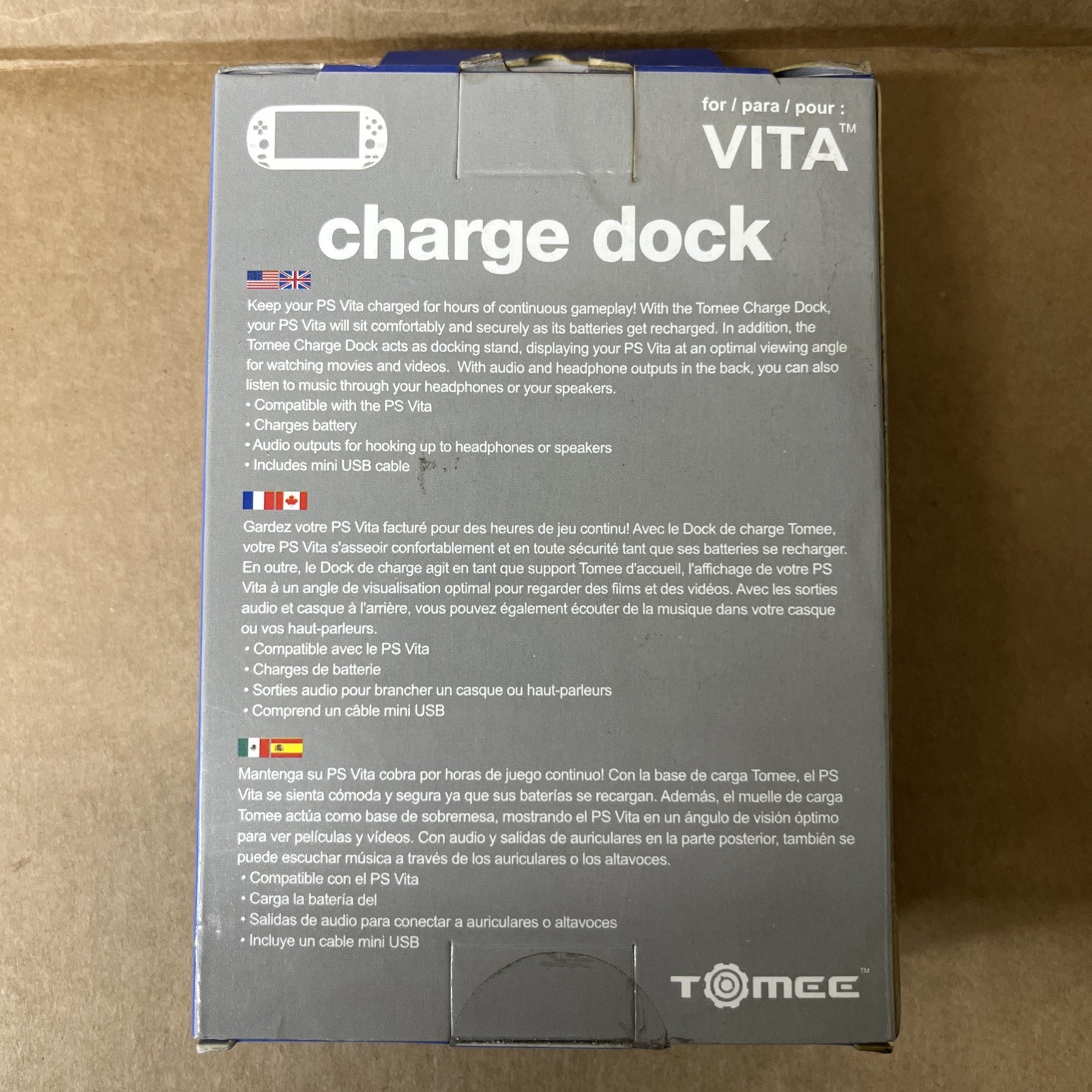 Tomee Charge Charging Dock for PS VITA 1000 - Brand New - Free Shipping