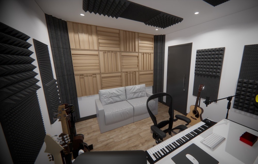 Wood Acoustic Diffuser Panel - Wooden Acoustic Sound Diffusion Wall Panels