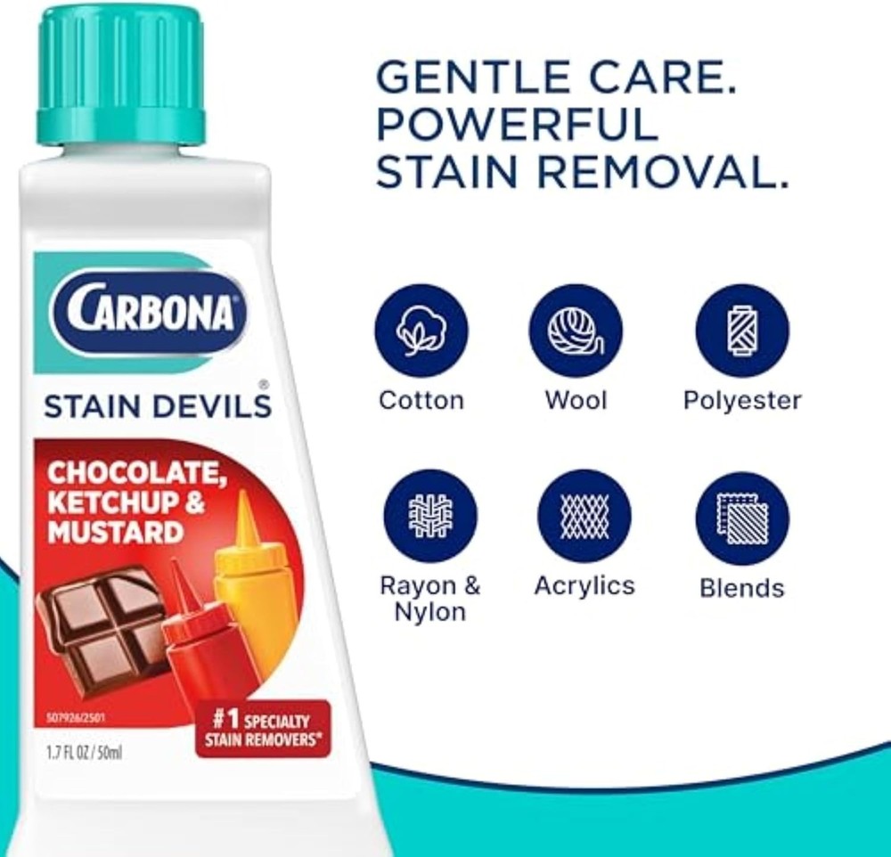 Stain Devils 3-Pack | Multi-Fabric Cleaner | 1.7 Fl Oz Each