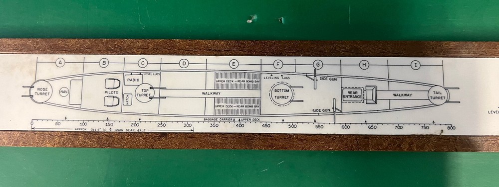 CONSOLIDATED B-24 LIBERATOR LOAD ADJUSTER W/CASE