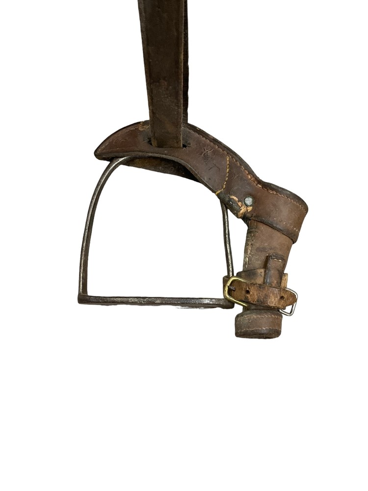 WW1 Canadian CEF Cavalry Saddle 1914 Dated C Broad Arrowed Complete