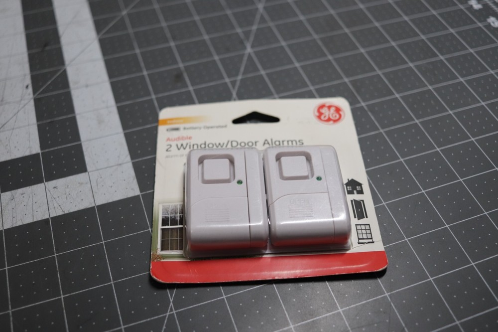 GE - 2 Indoor Window Door Alarm Sensor Model # 36019