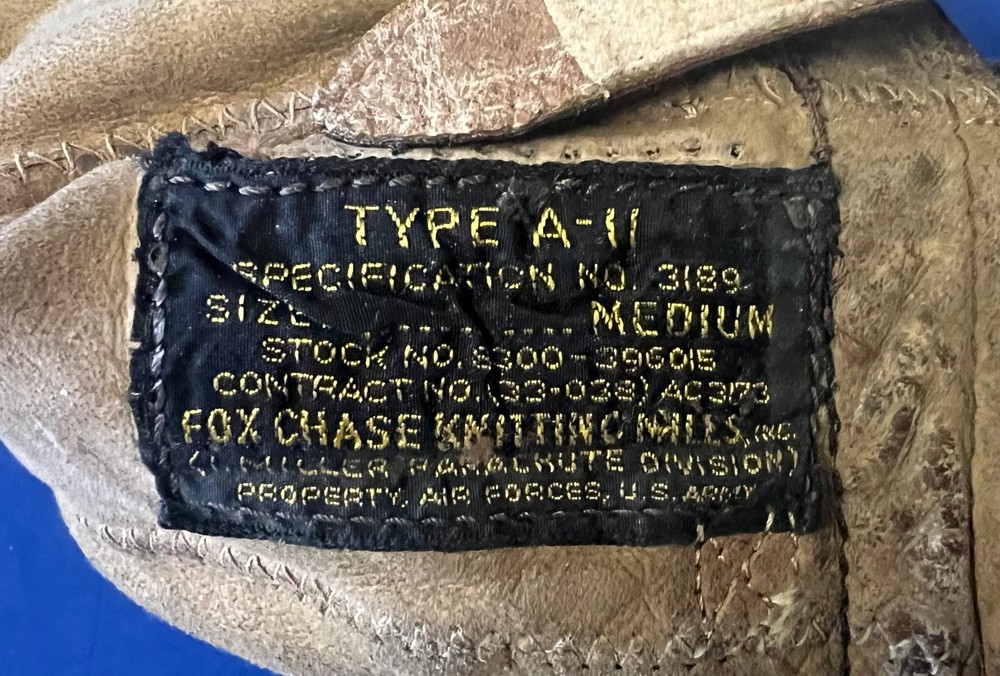 USAAF TYPE A-11 INTERMEDIATE LEATHER FLYING HELMET