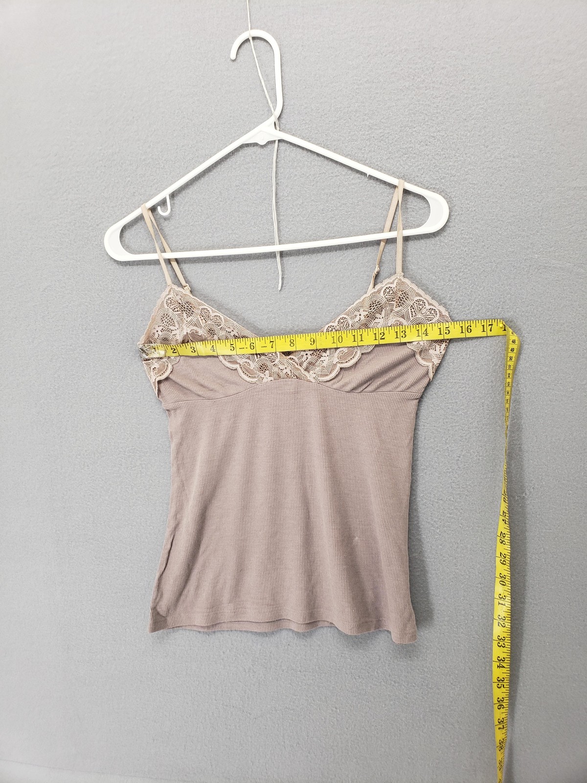 Only Hearts Camisole Womens Small Lace Trim Modal Spandex Tank Top Lingerie