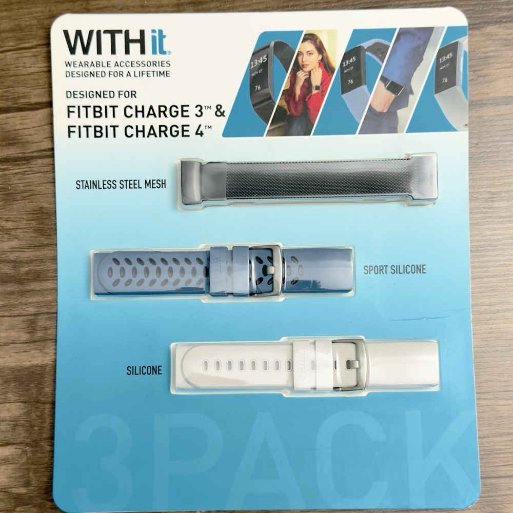 WITH It Fitbit Charge 3 & Charge 4 Replacement Bands S