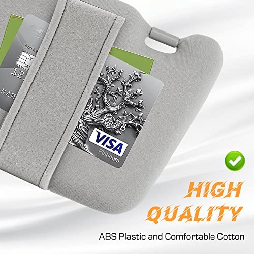 Gray Driver Left Side Sun Visor Replacement Compatible with 2007 2008 2009 Grey