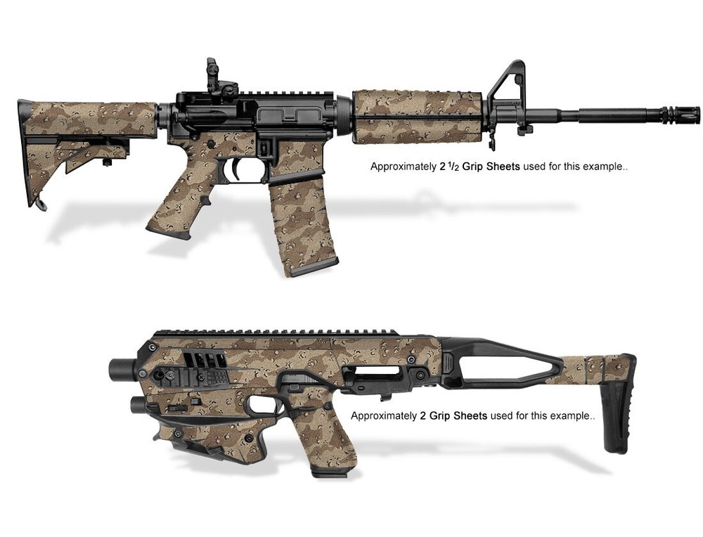 Grip-Tape Material Sheet - Desert Camo