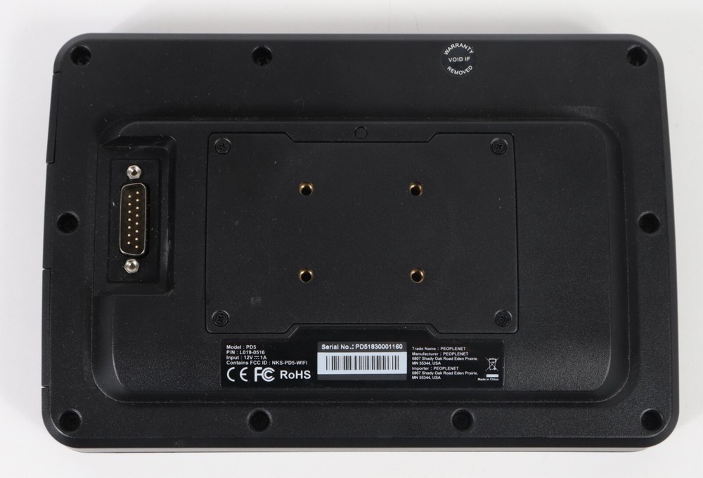 TRIMBLE Peoplenet PD5 Android Tablet- L09-0516 w/ Connect Cable