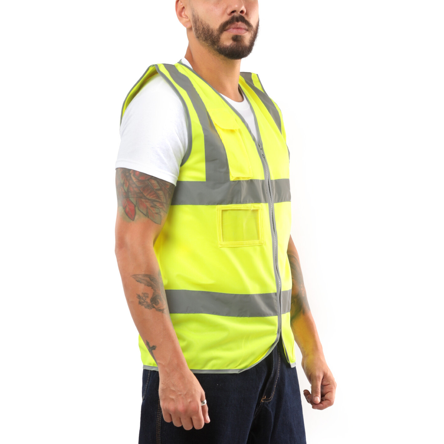 Safety Vest CUSTOM Hi-Vis PERSONALIZED Print in full color