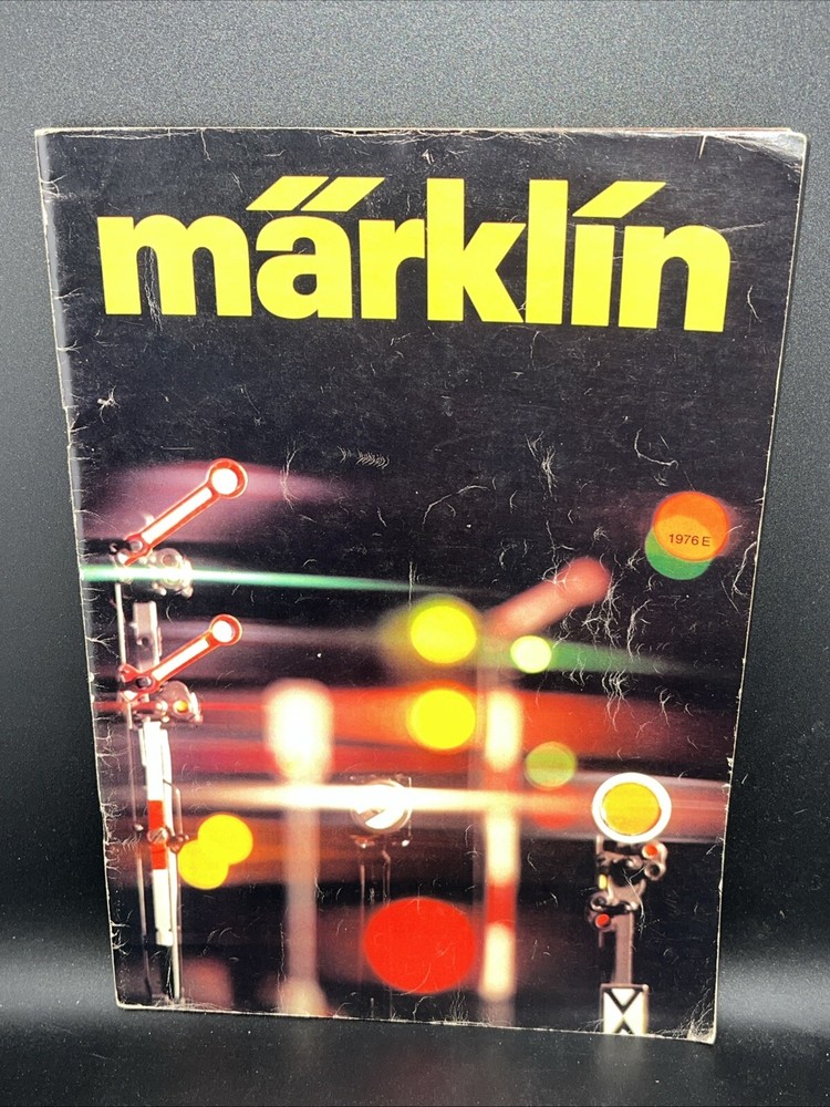 Three Marklin Model Train Catalogs 1975 - 1977 Plus A Track Layout & Signal Book