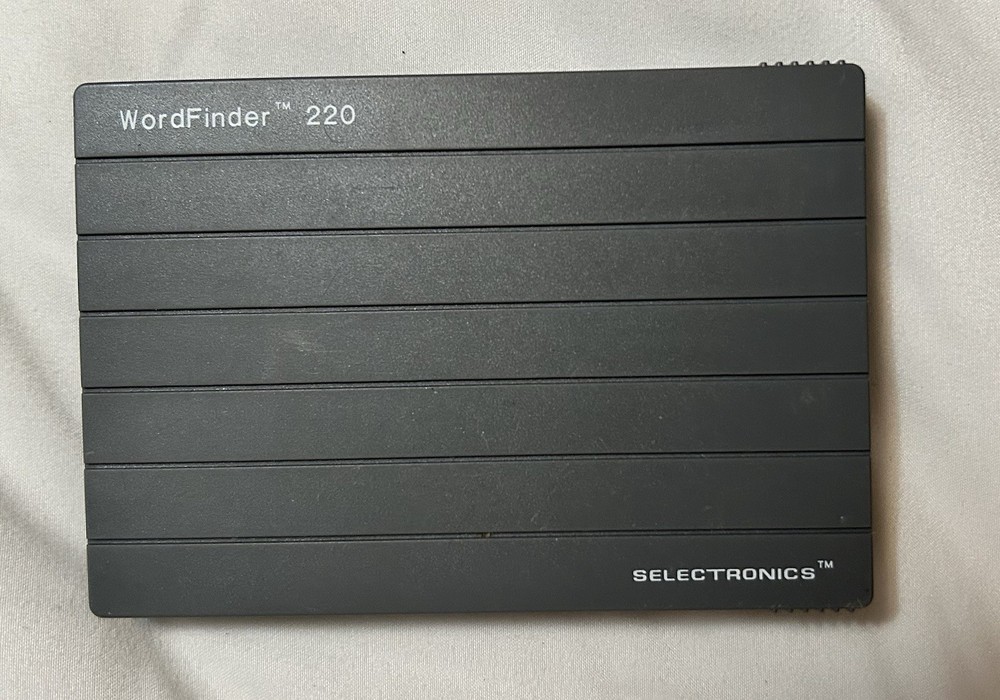 Vintage Word Finder 220 By Selectronics
