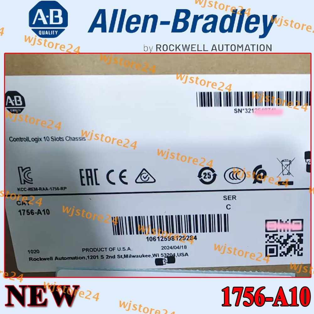 Factory Sealed PLC-AB 1756-A10  ControlLogix 10 Slots Chassis