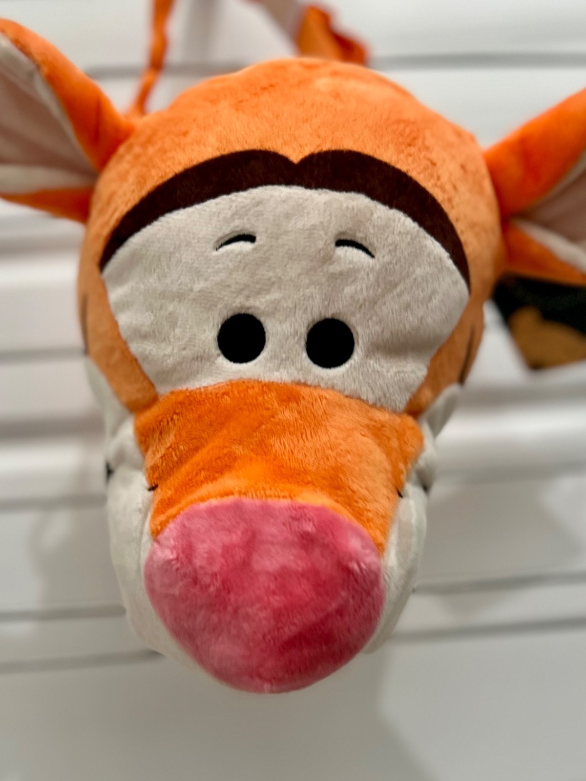 NEW Disney Parks Winnie the Pooh Zipper Purse Crossbody Tigger Head Plush Bag