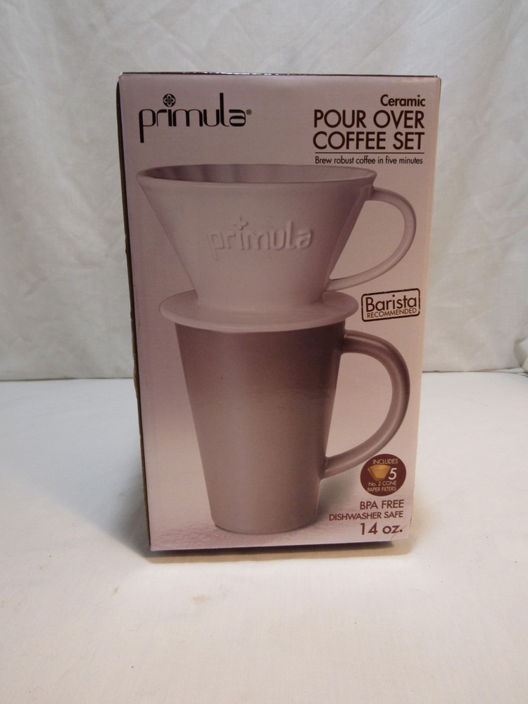 Primula Ceramic Pour Over Coffee Set - Single Serve - PPOSS-6802