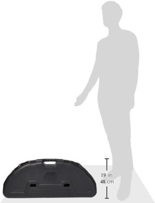 Protector Compact Bow Case, Black, Hard Bow Case, Holds up to Five Arrows, An...