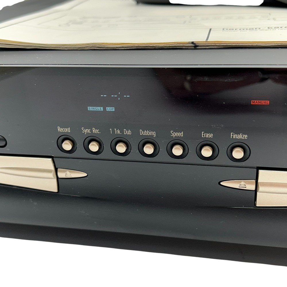 Harman Kardon CDR 30 CD Recorder Player with Manual & Remote Control