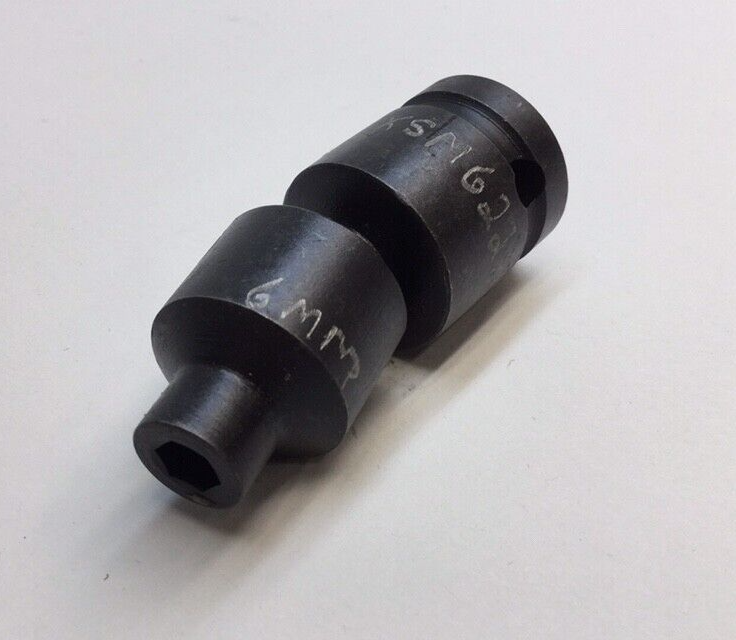 Socket WXSM6225 Flex Impact Socket 1/2 Drive 6mm Metric 6 Point
