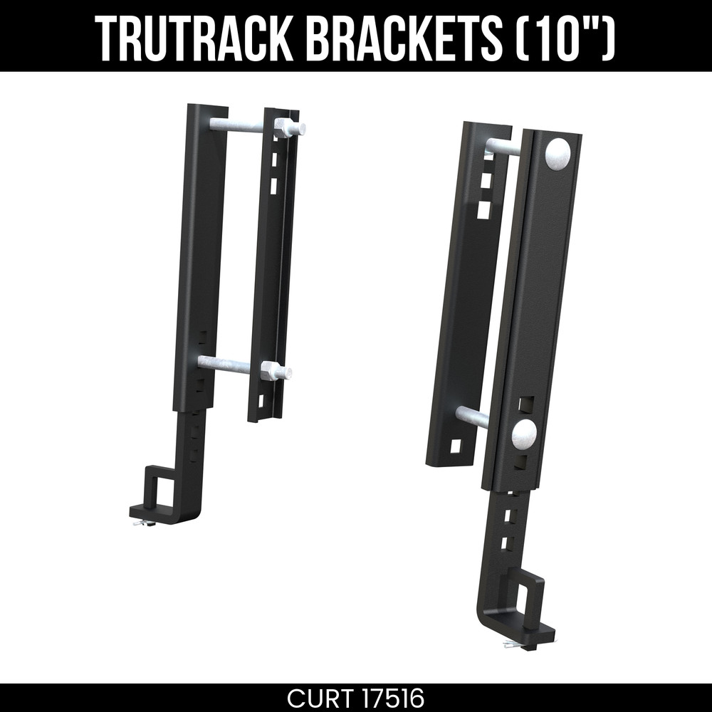 CURT TruTrack Weight Distribution Hitch Adjustable Brackets 10 Inch Frames 17516
