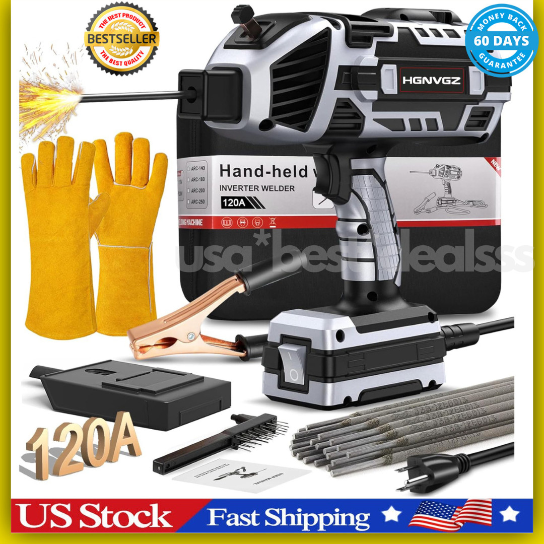 Saker Portable Electric Welding Machine,110V Portable Welder Handheld with IG