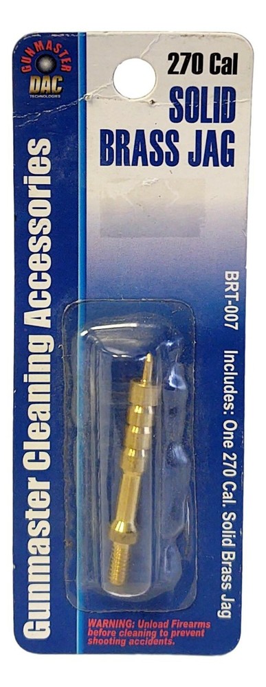 Gunmaster DAC .270 Cal Solid Brass Jag - BRT-007