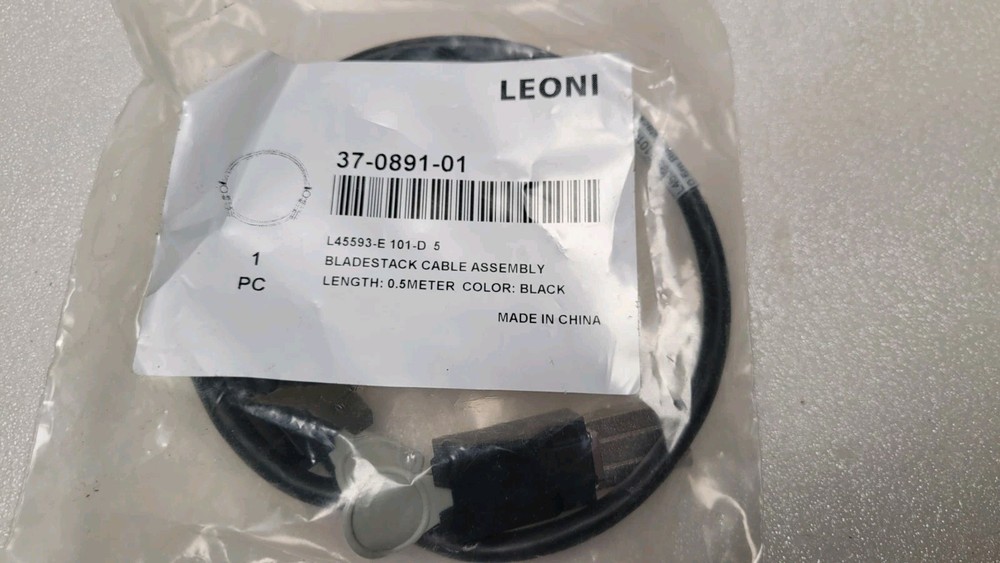 Leoni Cisco Bladeswitch Stacking Cable 37-0891-01 L45593-E101-D5 NEW