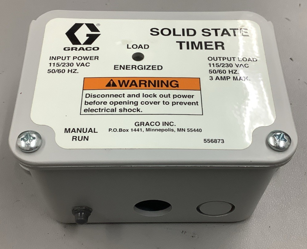 Graco 562872 115/230VAC 50/60Hz Solid State Timer (B641)