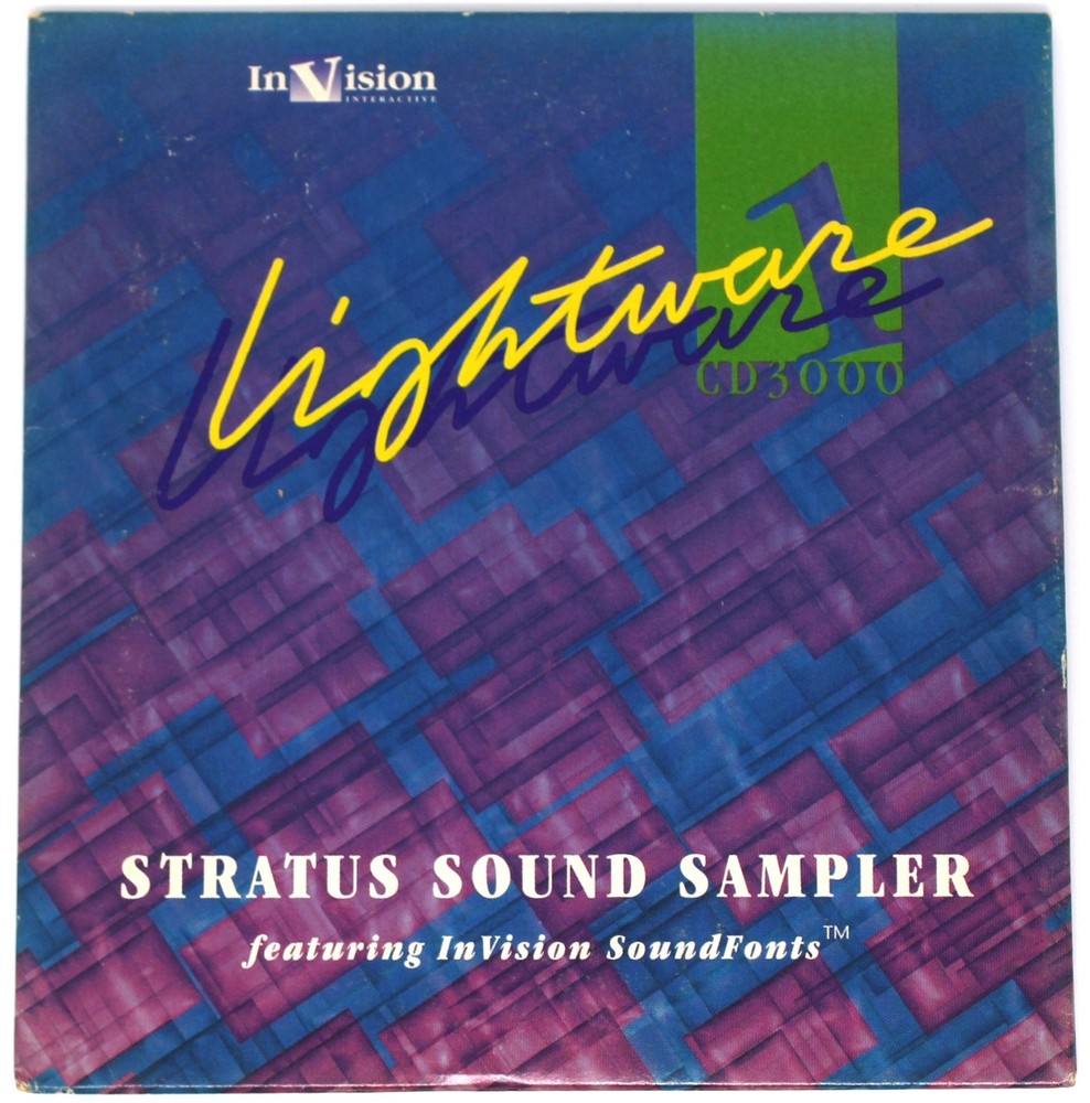 InVision Interactive Lightware 1 Stratus Sampler Akai Format Library Sampling CD