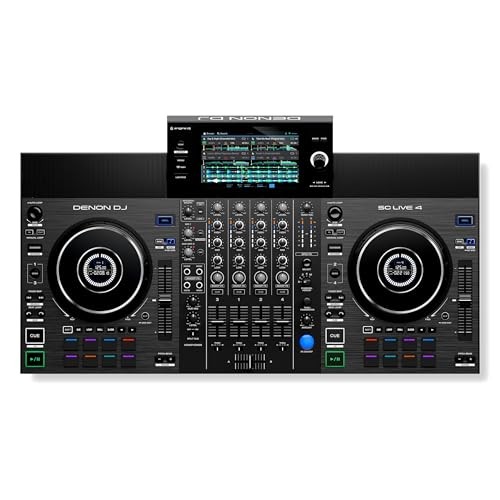 Denon DJ SC LIVE 4 Standalone Controller with Stem Live 4 Black