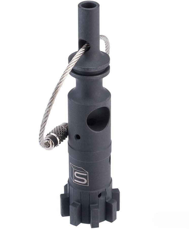Guns Modify Steel AR Bolt Keychain (Model: S Style)
