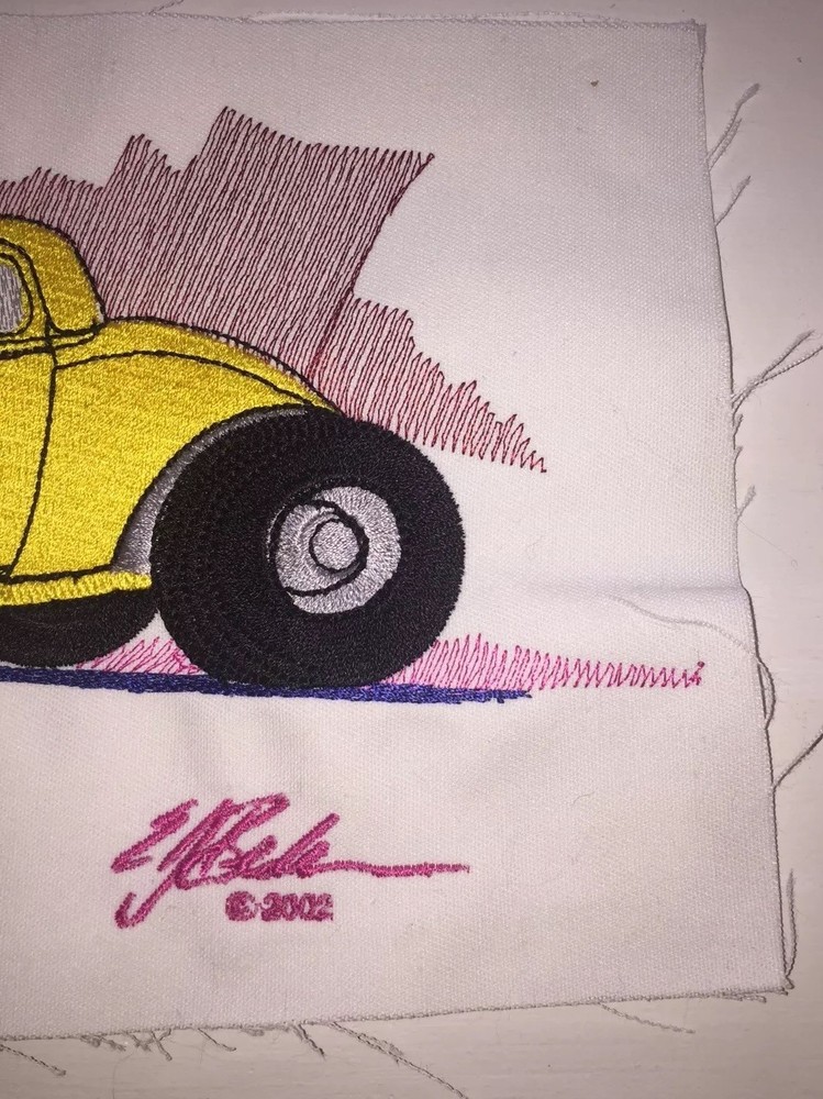 Hot Rod Patch Car Mancave Garage