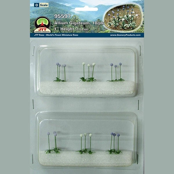 JTT Scenery Products ~ O scale ~ Allium Gigateum, 18/PK ~ 0595597