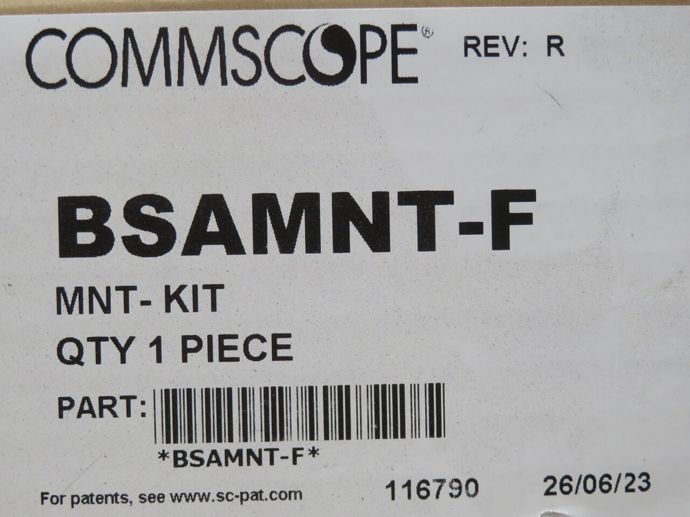 COMMSCOPE BSAMNT-F FIXED TILT MOUNTING KIT T268803