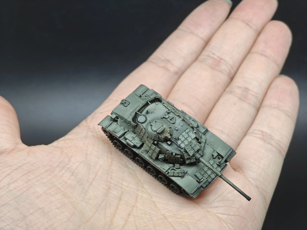 1/144 US M60 Main Battle Tank Static Finished Model 3d Printed Colored