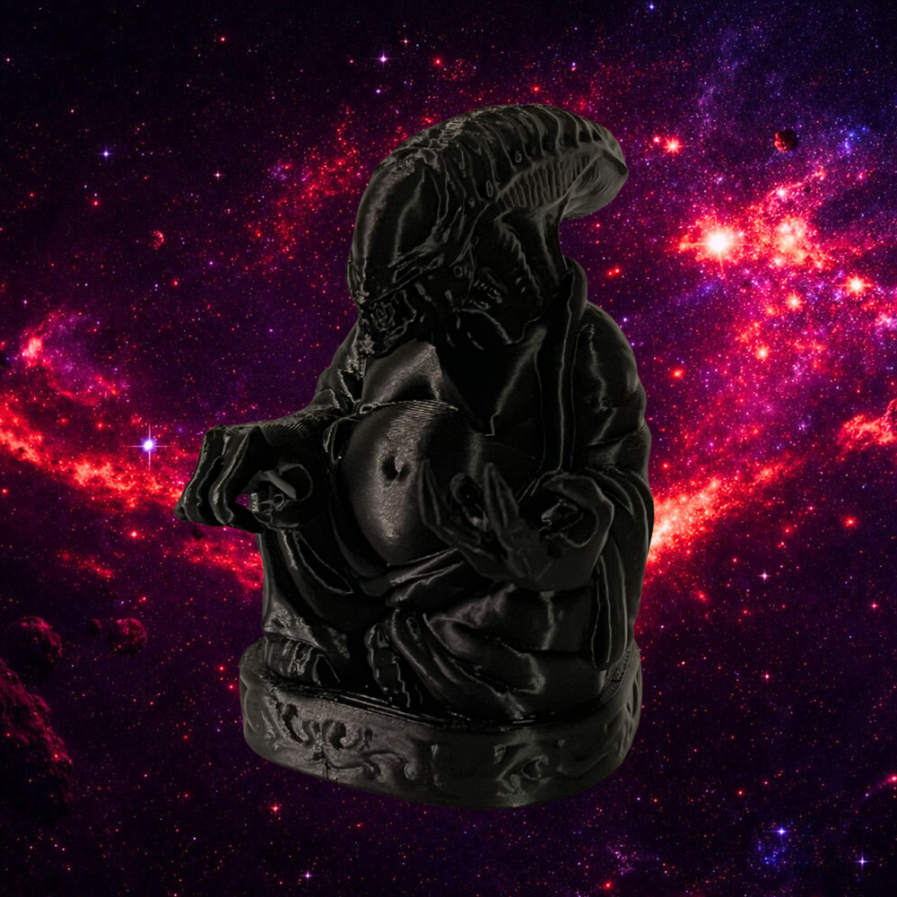 Alien Xenomorph Buddha Statue