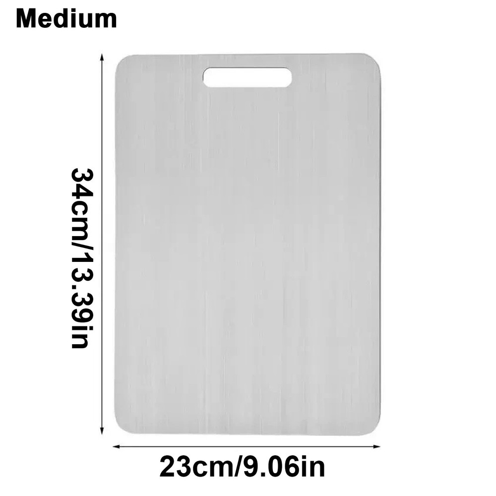 Titanium Cutting Board Double-Sided Titanium Cutting Boards for Kitchen Camping