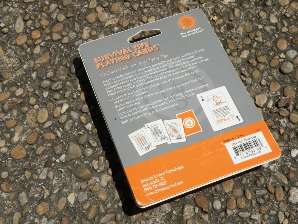 Brand New Educational Survival Tips Playing Cards