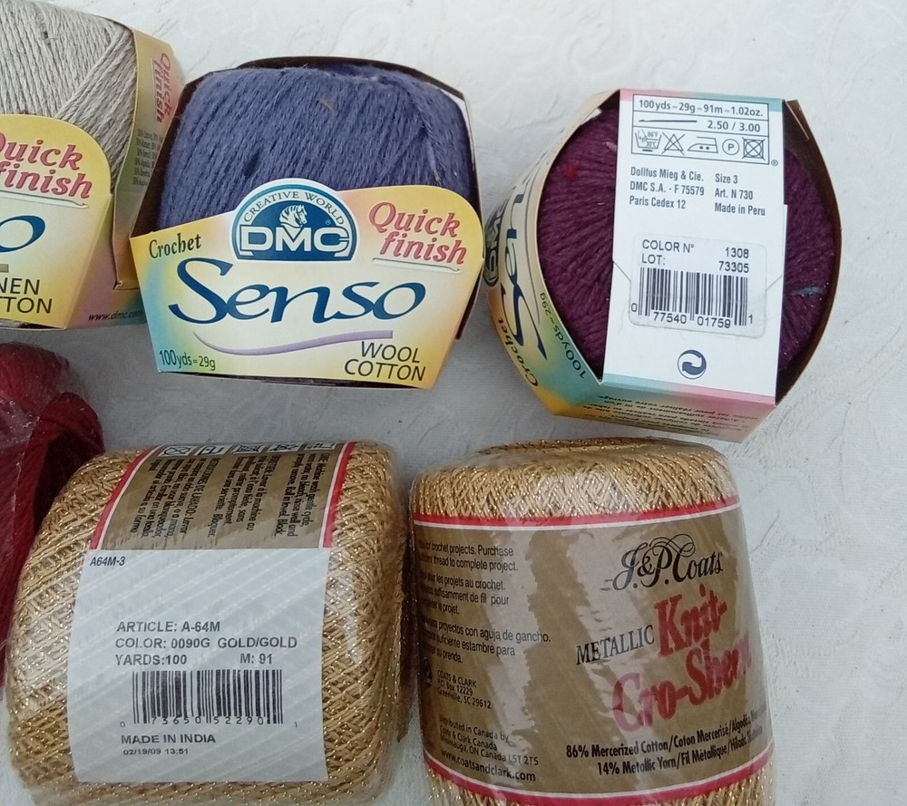 Senso Crochet Thread 6 New one open
